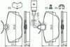 BOSCH 0 986 494 619 Brake Pad Set, disc brake